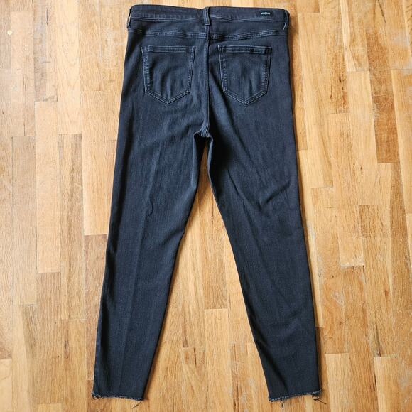 Liverpool Los Angeles High Rise Ankle Skinny Jeans Black Wash Super Stretch | 12 - Picture 10 of 12